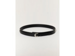Ceinture moyenne 3-5 cm unie NOIR Femme