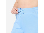 Short de fitness avec poche femme, bleu flocon