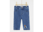 Jean uni denim moyen pour bébé garçon