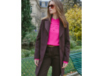 Manteau uni MARRON Femme