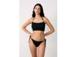 Culotte bikini ficelle détails perles bas de maillot