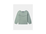 Pull vert amande pour fille