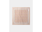 Foulard carré imprimé fleuri
