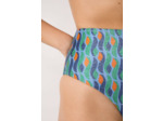 Culotte bikini taille haute bas de maillot pailleté