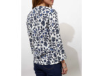 Top manches 3/4 imprimé MARINE Femme