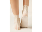 Chaussettes en tulle et dentelle