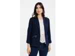 Veste blazer col chale doublée