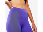 Legging de fitness slim femme, violet royal