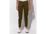 Pantalon 7/8 slim uni KAKI Femme