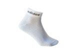 CHAUSSETTES DE SPORT ADIDAS MI-HAUTES NOIR BLANC GRIS LOT DE 3 (FINES)