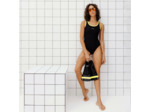 Maillot de bain kamyla 500 black yellow