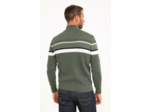 Pull col montant rayé Forest