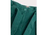 Short bleu vert en velours cotelé pour fille