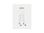Collants blancs à cœurs pour filles