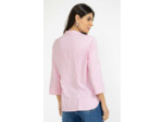 Chemise rayée rose