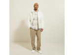 Surchemise à carreaux - Ecru