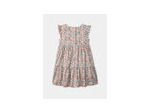 Robe réversible à imprimé floral ou rose unie pour filles