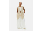 Gilet de costume long effet cascade
