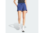 Short de fitness femme, bleu