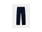Pantalon cargo bleu marine avec broderie de pommes pour fille
