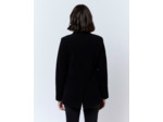 Manteau court uni NOIR Femme