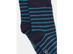 Chaussettes bleues à imprimé à rayures bébé garçon