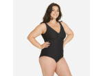 Maillot de Bain Femme 1 Pièce Gaufré Kaipearl New Noir