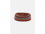 Snood ébène à motif jacquard pour garçon