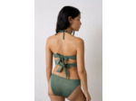 Bandeau haut de maillot à nouer irisé