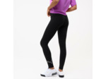 Legging confortable en coton 7/8 femme, noir