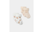 Lot de deux paires de chaussettes de naissance