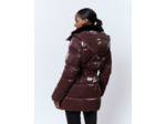 Doudoune mi-longue unie BORDEAUX Femme