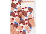 Chaussettes multicolores à imprimé fruits bébé fille