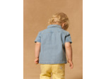 Chemise manches courtes denim