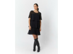 Robe courte unie NOIR