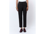 Pantalon 7/8 cigarette pied de puce MARRON Femme