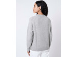 Pull épais en mélange laine chiné GRIS Femme