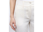 Pantalon long large uni BLANC Femme