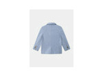 veste de costume bleue