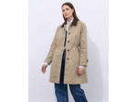 Trench uni BEIGE Femme