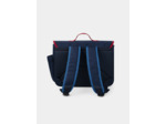 Cartable bleu marine imprimé et patch Japon Garçon
