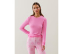 Top en jersey rose
