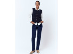 Gilet court uni MARINE Femme
