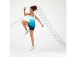 Short 2 en 1 running respirant femme - KIPRUN Run 500 Confort noir