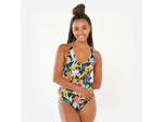 Maillot de bain 1 pièce fleuri de surf Femme - Agatha azalea multicolore