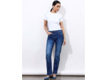 Jean long droit BLEU Femme