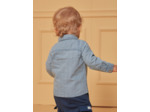 Chemise en denim bleu clair