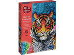 CANEVA À DIAMANTER TIGRE - ART ET CRÉATIONS