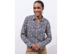 Chemisier manches longues imprimé MARINE Femme