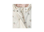 Imperméable écru à motif floral pour filles